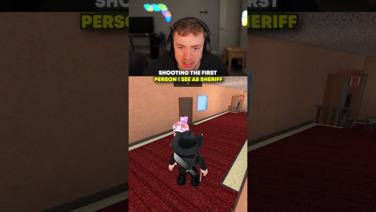 Shooting The First Person I See in MM2😭