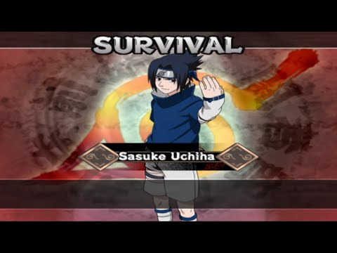 Naruto: Uzumaki Chronicles 2 Playthrough: Extra (Sasuke Uchiha Unlock, Survival & Trailers)