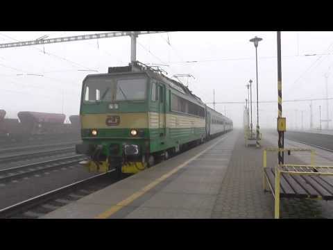 ČD 163.096 - Příjezd vlaku Os 3311 - Ostrava-Svinov, 18.1.2014
