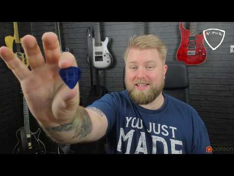 V-Picks EKG Guitar Pick - Country, Metal, Rock, Funk & Blues Tests