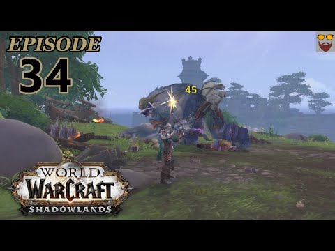Let's Play WoW - SHADOWLANDS - New Character Leveling 1 to 50 - Part 34 - Gameplay Walkthrough