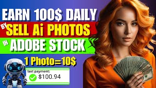 Earn 100$ Daily By Selling Ai Images in Adobe Stock/Upload and sell Ai Photos#adobestock#sellphotos