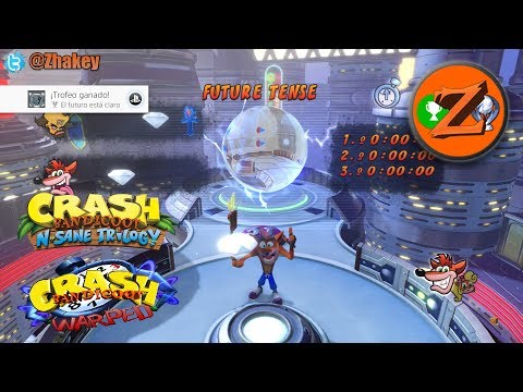 Crash Bandicoot 3 [Future Tense]: Guía 100% (Cajas, Gemas) - Trofeo / Logro El futuro está claro
