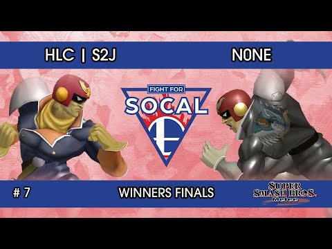 Fight For SoCal 7 - HLC | S2J (Captain Falcon) VS n0ne (Captain Falcon) - SSBM - Winners Finals