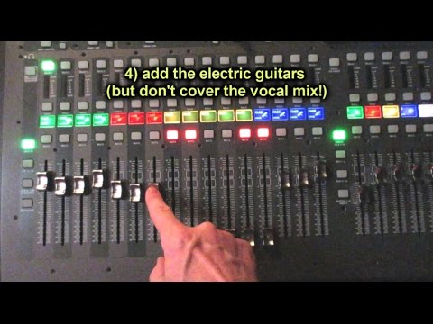 How to Mix Live Music at a Club or Small Concert