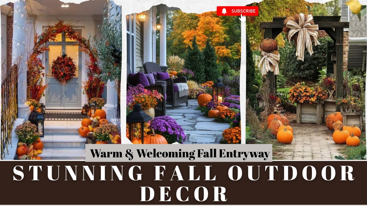 199+ Fall Outdoor Decoration Ideas For 2025 | Elegant & Creative Fall Decorations