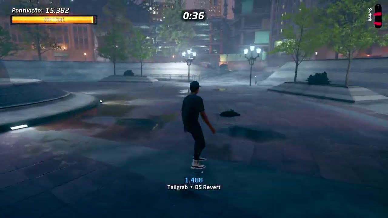 Tony Hawk's Pro Skater 1 + 2 - COLETE 5 BALDES DE PIPOCA - CENTRO - Nyjah Huston + atributos