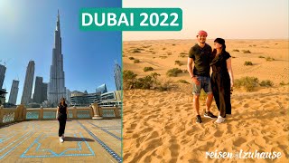 Tipps Dubai 2022 | Wüstensafari, Burj Khalifa & Dubai Fountains, JBR Walk, The Palm | Reisevlog #067