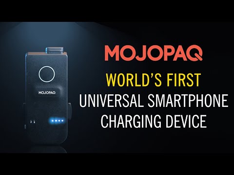 Mojopaq black portable battery charger, capacity: 3000 mah