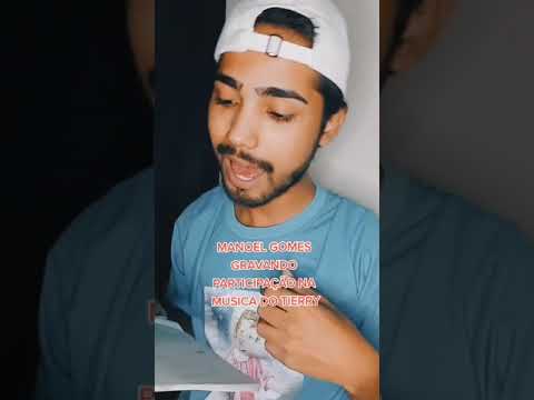 Manoel Gomes gravando participação na música do Tierry