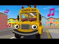 Wheels On The School Bus | Nursery Rhymes & Kids Songs | Gecko's Garage | Bus Videos For Kids