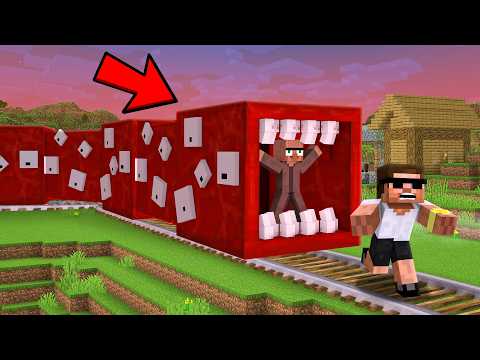 Doorbin become Scary Train Eater in Mincraft!