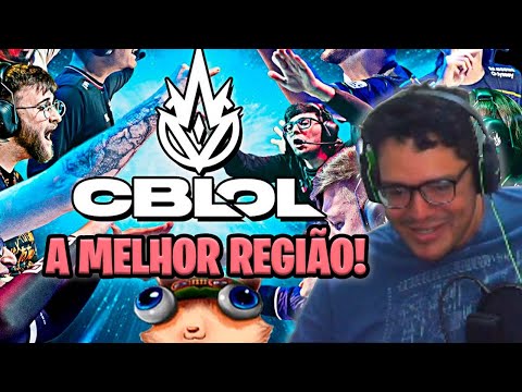 REAGINDO À "O MOTIVO do BRASIL ser a REGIÃO do CONTEÚDO - CBLOL DA ZUEIRA (ÁUDIO ABERTO)"