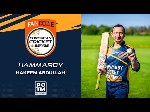 POTM: H.Abdullah - UME vs HAM | Highlights | FanCode ECS Stockholm, Sweden Day 8 | ECS22.224