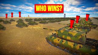 I put 100 E-100s against 100 IS-7s - The Result was SHOCKING!