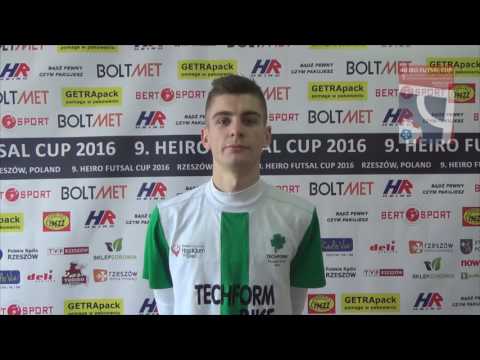 9. HFC 2016 - Wywiad z Adrian Nowak (Techform Rzeszów) po meczu z Hunger Bud Katowice