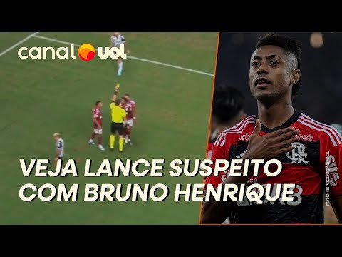 BRUNO HENRIQUE: VEJA LANCE SUSPEITO COM CARTÃO EM FLAMENGO X SANTOS QUE É ALVO DE OPERAÇÃO DA PF