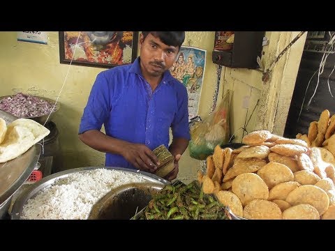 Cheapest Khasta /Puri /Chawal - Morning Street Food Lucknow Video
