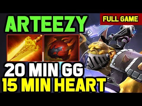 How Do You Kill a 15 min Heart Alchemist?Arteezy FAST FARM Unkillable Alchemist gameplay