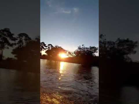 #bom dia olha a lindeza do sol isso é Amazonas interior de careiro castanho.