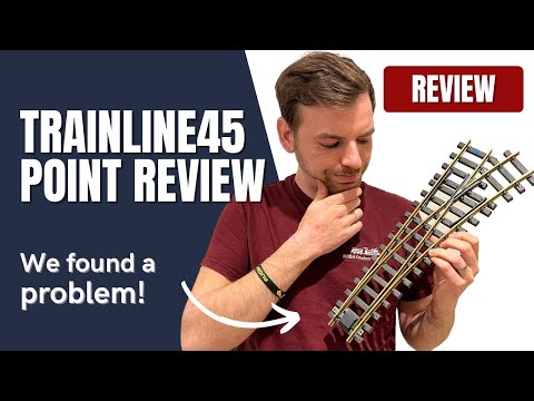Affordable G-Scale Points/Switch/Turnouts from TrainLine45 REVIEWED
