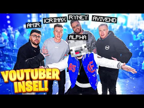 AviveHD - I meet ALL YOUTUBERS on the MINECRAFT ISLAND in REALLIFE 😱