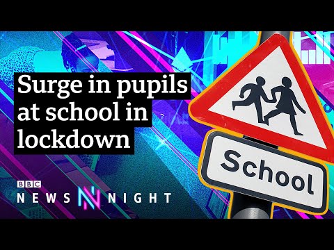 冠狀病毒。為什麼英格蘭的學校裡還有這麼多孩子？- BBC新聞之夜 (Coronavirus: Why are so many children still in England’s schools? - BBC Newsnight)