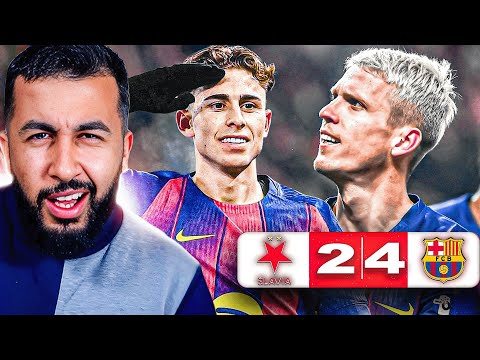 THE PERFECT GAMEWEEK FFS.. | BARCELONA 4-2 SLAVIA REACTION! 