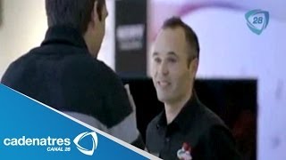 ¡¡¡SORPRENDENTE BROMA!!! Andrés Iniesta se hace pasar por vendedor de teléfonos