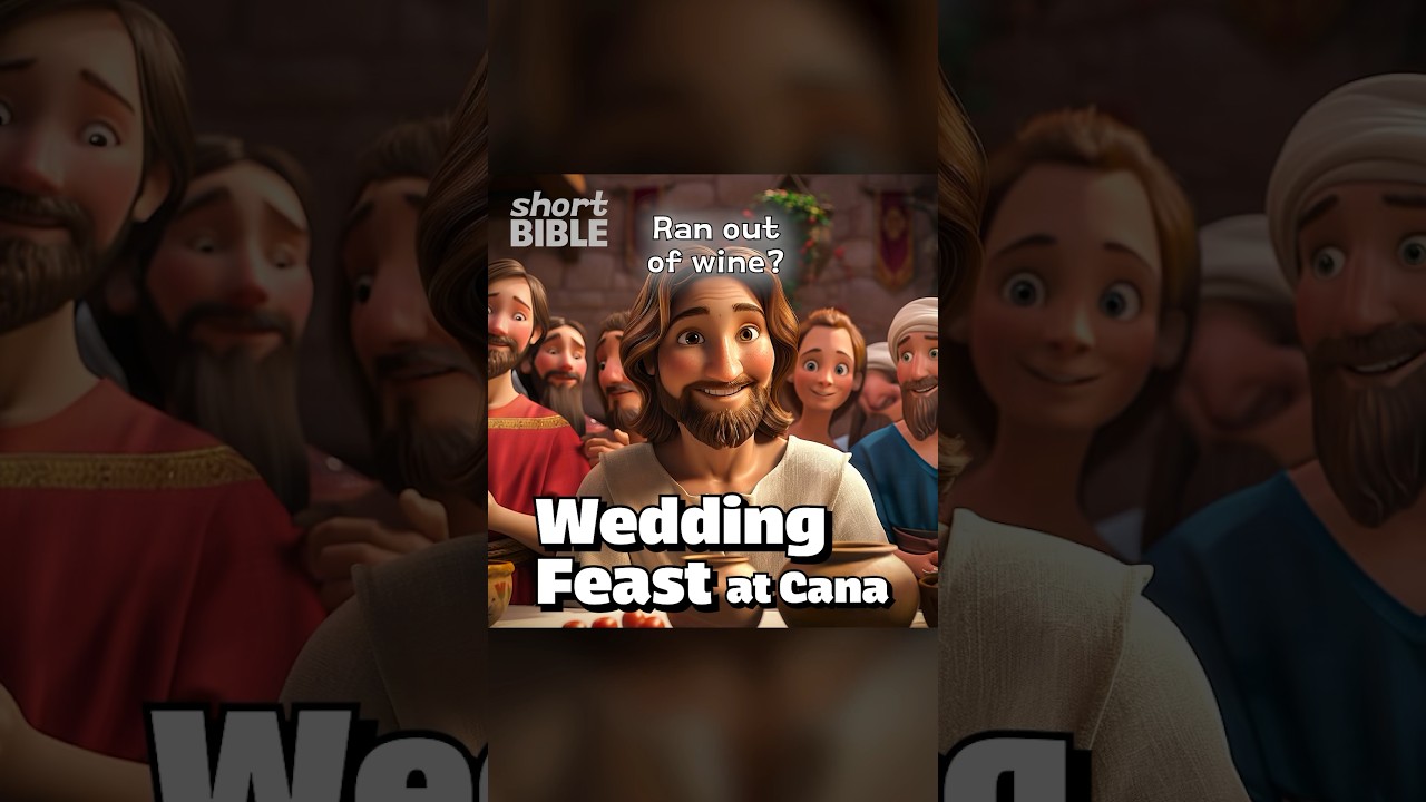 [Short Bible] No wine at a wedding feast?  The miracle at the wedding of Cana