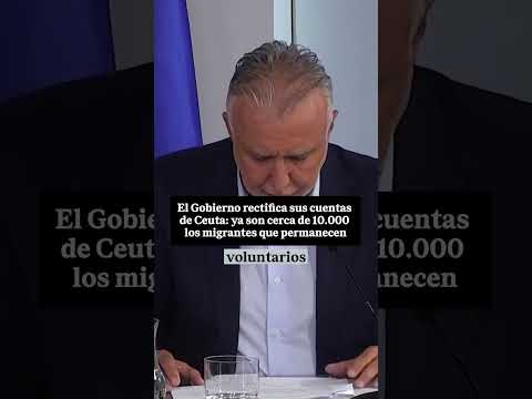 🚨El Gobierno RECTIFICA sus CIFRAS en CEUTA: permanecen cerca de 10.000 MIGRANTES