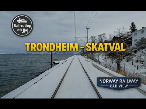 Train 433 Trondheim – Skatval (January 2, 2026)