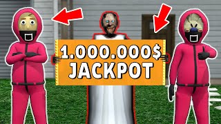 Granny vs Doll (Squid Game) vs 1 million dollars - funny horror animation (60 mins of fun #8)