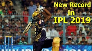 IPL 2019 || Andre Russell New Record  in IPL 2019 || KKR VS MI Match