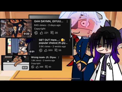 The hashira react to my giyuu outfit series | part 2 | holiday special first part 🎄🎅 |