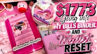 💛 $1773 Going into My Bills Binder and Wallet Reset 💛