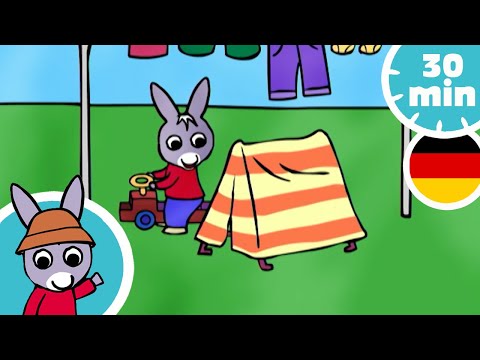 🎪 Trotro baut eine Hütte! 🎪 - Cartoon für Baby