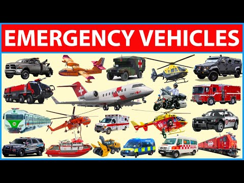 Emergency Vehicles | Learn Names of Emergency Vehicles