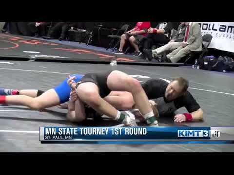 Minnesota state individual wrestling tournament first round highlights