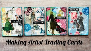 Download lagu Making some ATC’s • Artist Trading Cards • Tiny Art is fun!❤️ mp3