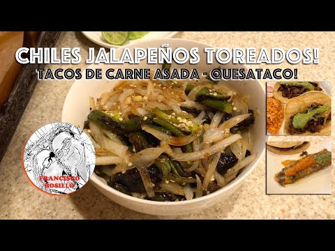 Chiles Jalapeños Toreados - Como hacer Chiles Jalapeños Toreados - Receta de Chiles Toreados