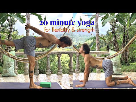20 Minute Yoga Flow for Flexibility & Strength / Costa Rica Jungle Flow