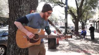 preview picture of video 'Hallelujah I Love Her So Ray Charles Busking Uptown Shelby VisitShelby.com'