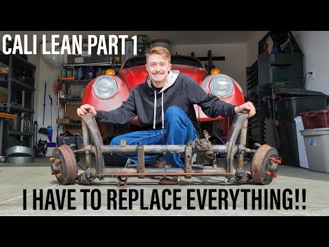 VW Bug Front Beam Removal and Inspection - Cal-Look Part 1