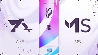 LFL Division2 Spring Split 2023 - W8D3 - AKR vs MS