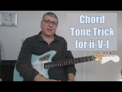 Simple Trick for Chord Tone Soloing (ii-V-I)