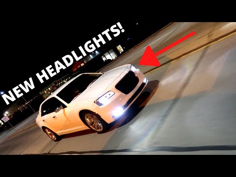 Installing New LED Headlights for the Chrysler 300!