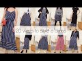 MAXI DRESS OUTFIT IDEAS HOW TO STYLE WARDROBE ESSENTIALS CAPSULE WARDROBE MINIMALIST
