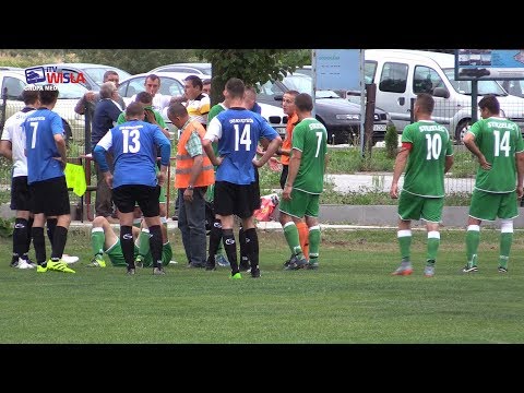 STRZELEC DĄBROWICA - OKS MOKRZYSZÓW 1:4 (1:0) - SKRÓT I WYWIADY