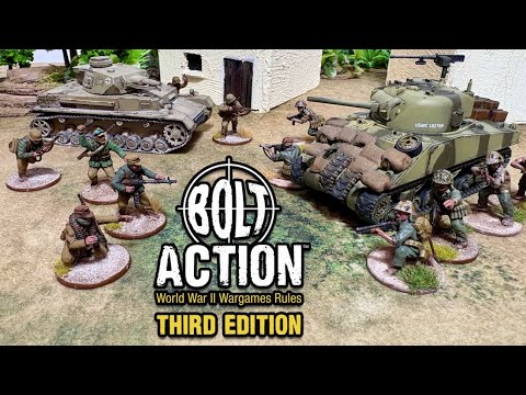 Bolt Action 3rd Edition Battle Report #2: U.S.Marines v German DAK